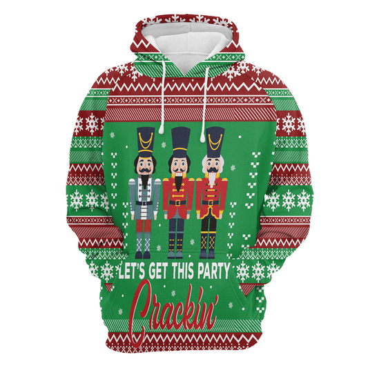 Nutcracker Party Cracking All Over Print Unisex Hoodie