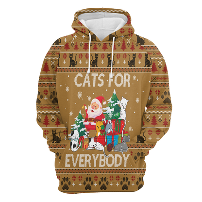 Cats For Everybody All Over Print Unisex Hoodie