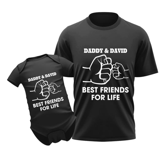 Best Friends For Life Daddy & Baby Custom Matching Outfit