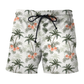Coconut Palm Tropical Hawaiian Shorts