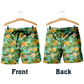 Tropical Pineapple And Plants Hawaiian Shorts