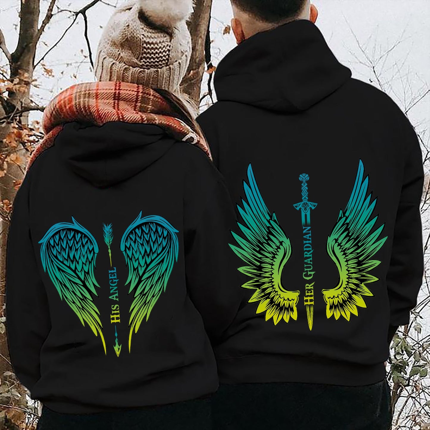 Her Guardian Valentine Gift Hoodie