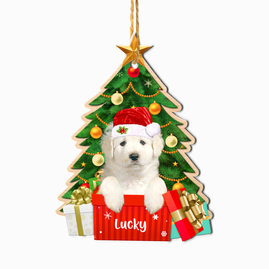 Personalized Kuvasz Christmas Tree Aluminum Ornament