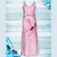 Hawaiian Pink Flamingo T1507 - Hawaii Dress