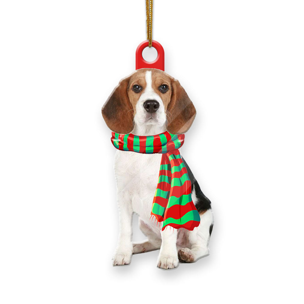 Beagle First Christmas Acrylic Ornament