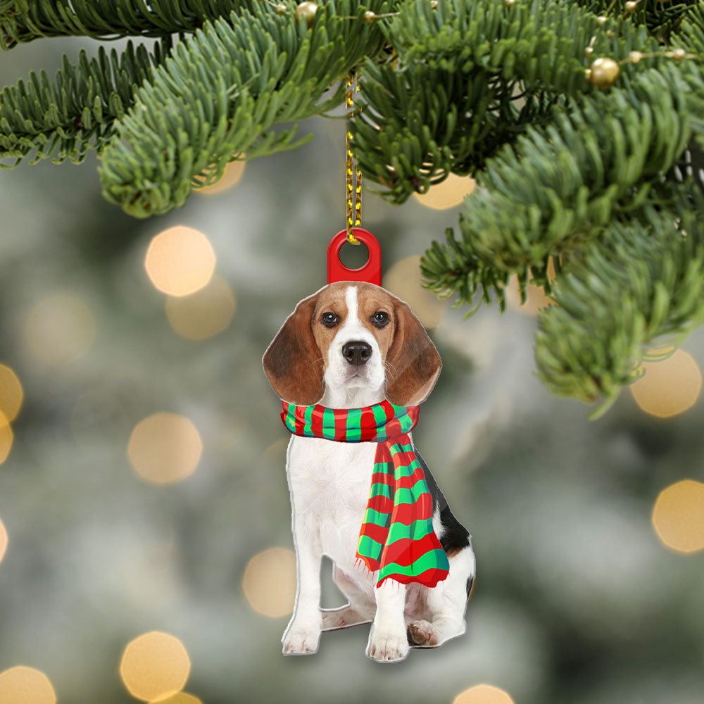Beagle First Christmas Acrylic Ornament