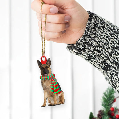 German Shepherd First Christmas Acrylic Ornament
