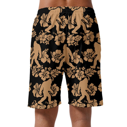 Floral Bigfoot Hawaiian Shorts