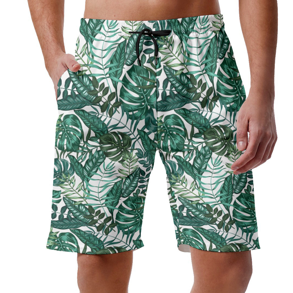 Exotic Leaves Summer Hawaiian Shorts