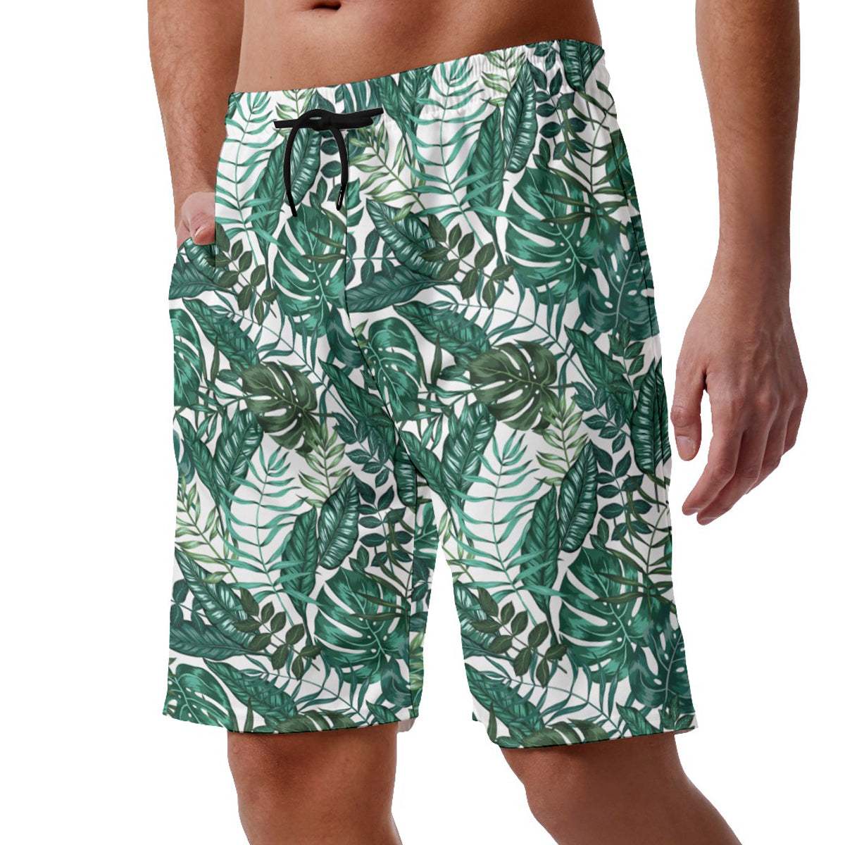 Exotic Leaves Summer Hawaiian Shorts