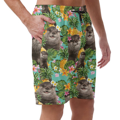 Otter Tropical Hawaiian Shorts