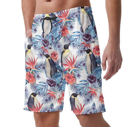 Penguin Tropical Hawaiian Shorts