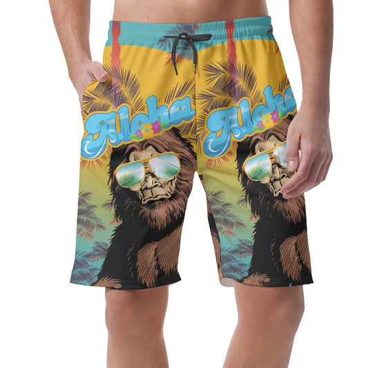 Aloha Bigfoot Hawaiian Shorts