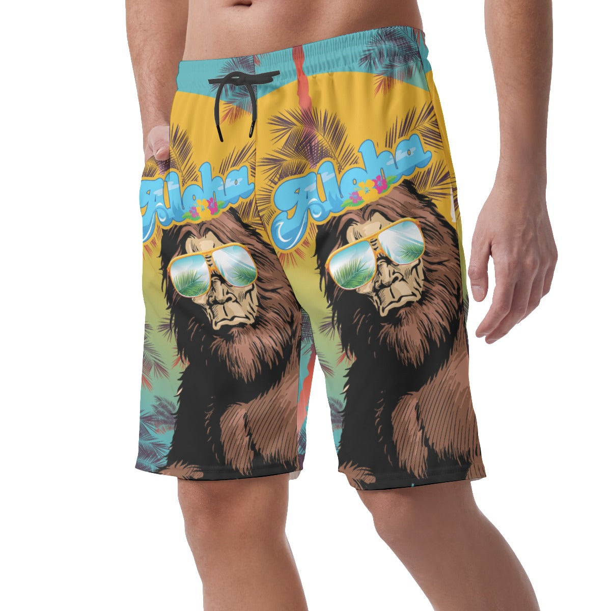 Aloha Bigfoot Hawaiian Shorts