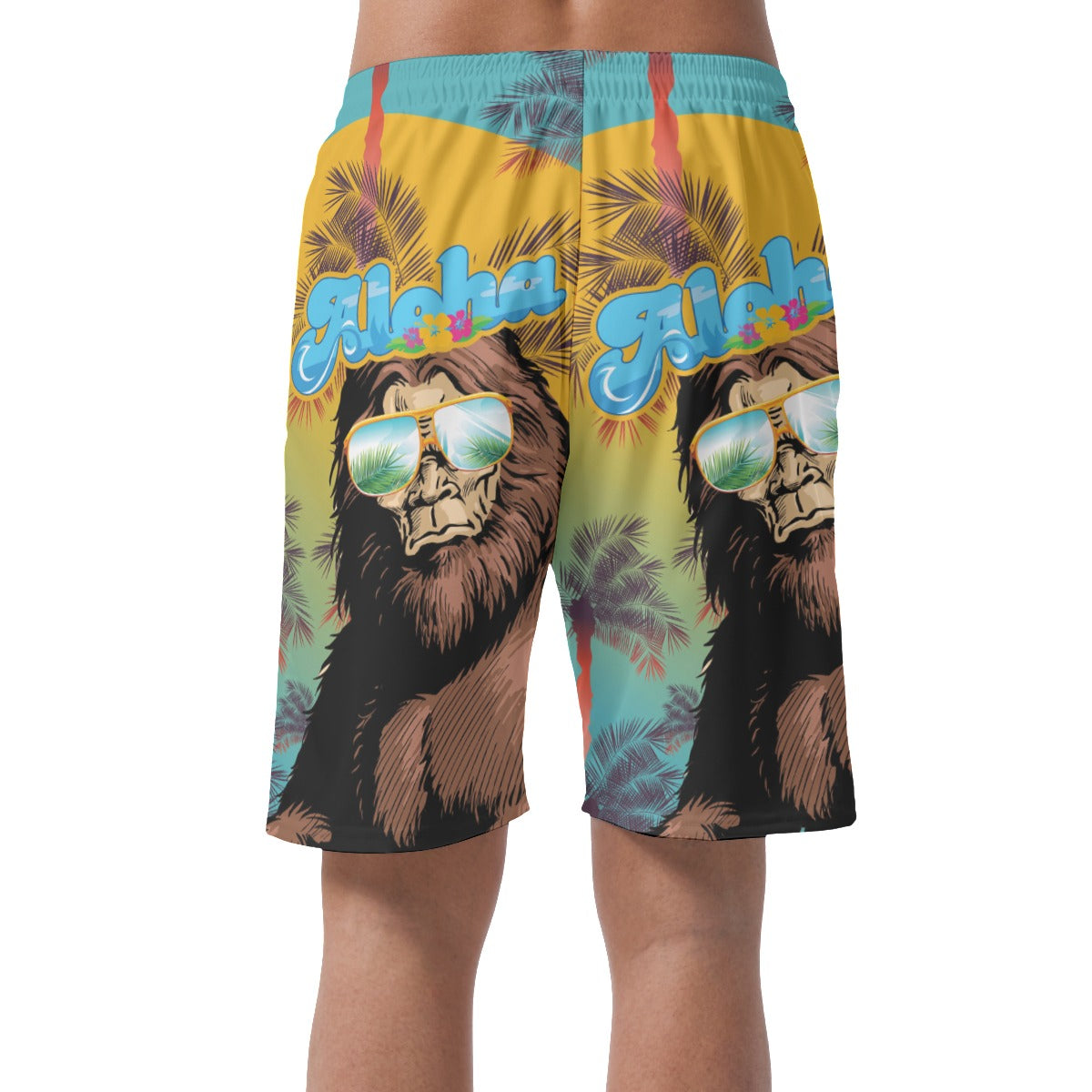 Aloha Bigfoot Hawaiian Shorts