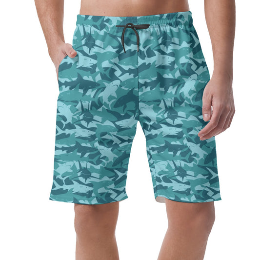 Ocean Shark Hawaiian Shorts