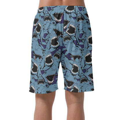 Sharp Shark Hawaiian Shorts