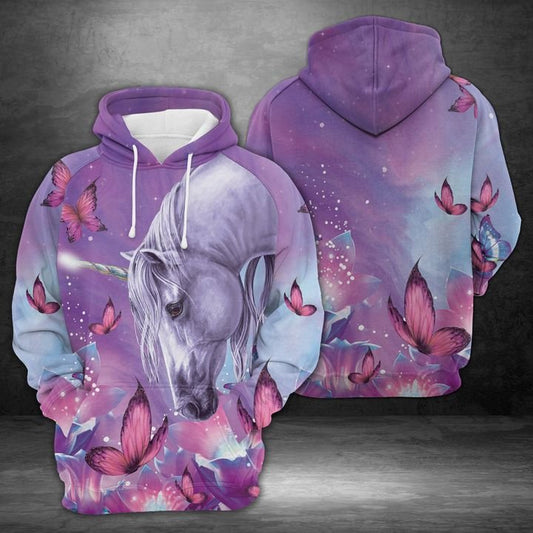 Unicorn Purple T1506 unisex womens & mens, couples matching, friends, funny family sublimation 3D hoodie christmas holiday gifts (plus size available)