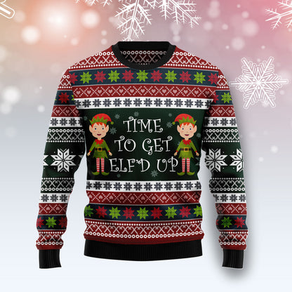 Elf Time TY1910 Ugly Christmas Sweater