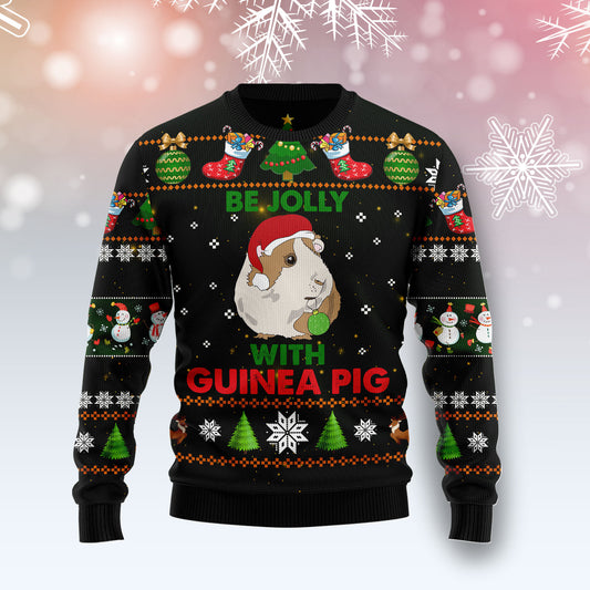 Guinea Pig Be Jolly TY2110 Ugly Christmas Sweater