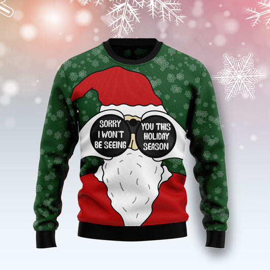 Santa I Won‘t Be Seeing You TY2310 Ugly Christmas Sweater