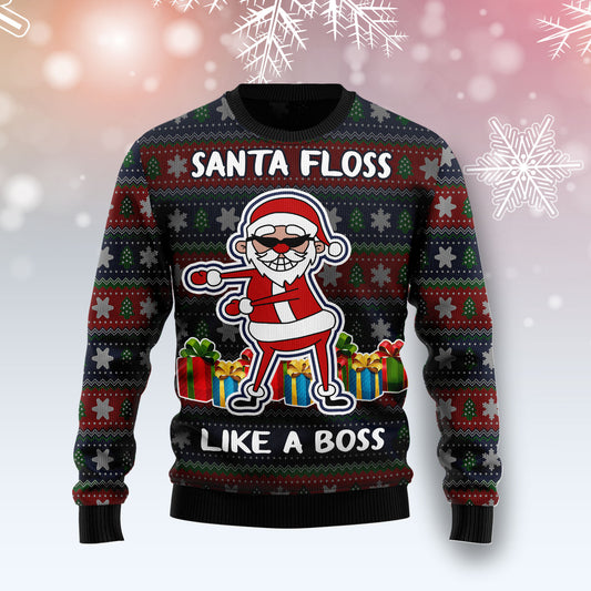 Santa Floss TY2310 Ugly Christmas Sweater