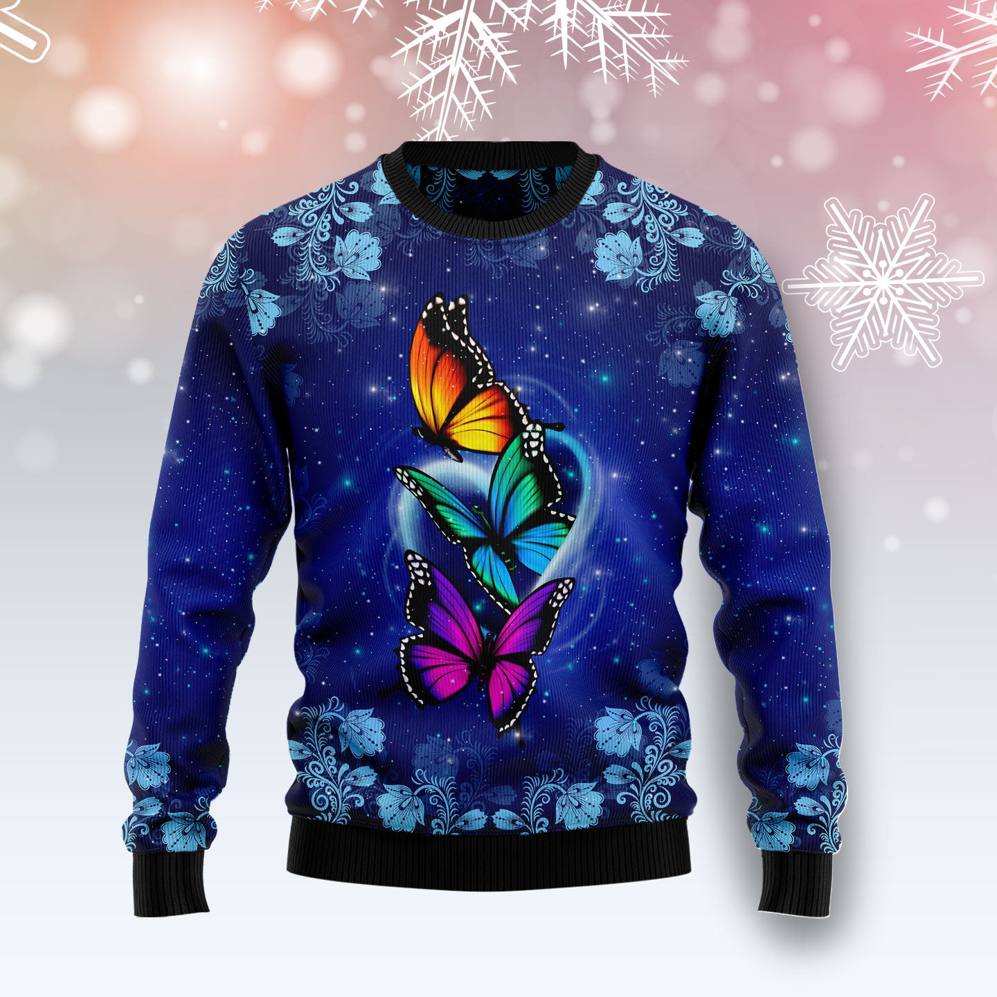 Butterfly Galaxy TY2810 Ugly Christmas Sweater