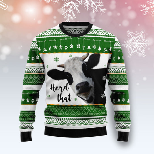 Cow Herd That TY2910 Ugly Christmas Sweater