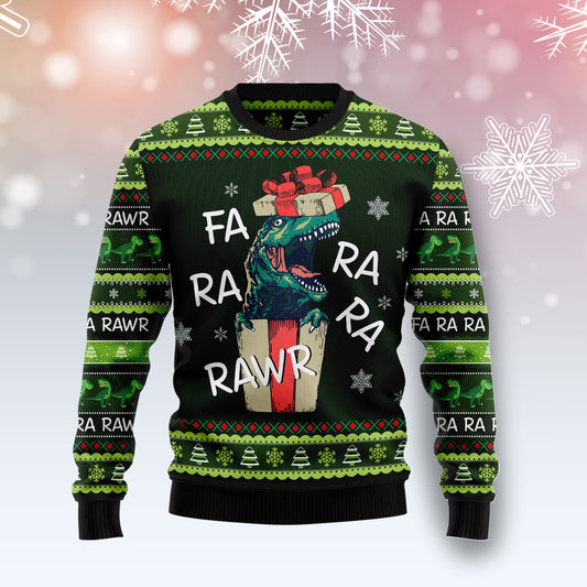 Dinosaur Gift Farararawr TY0211 Ugly Christmas Sweater