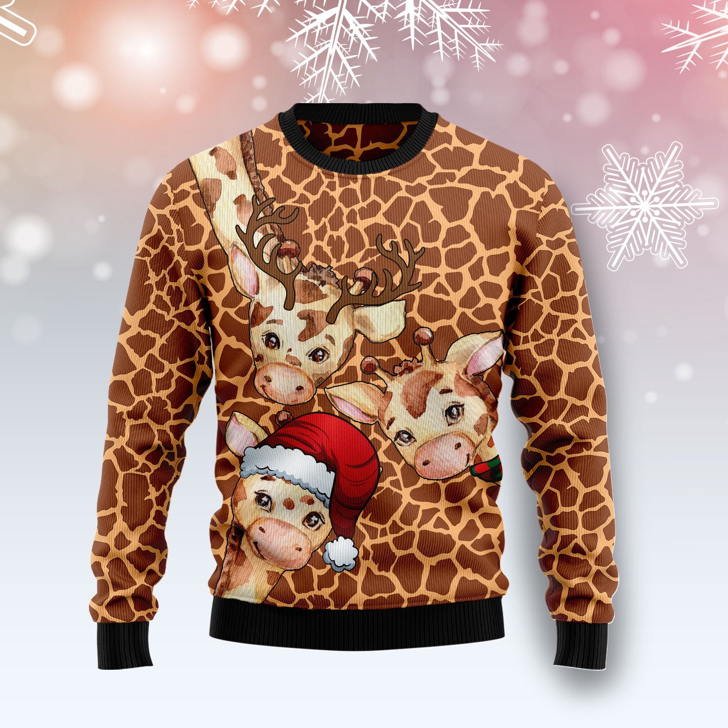 Giraffe Funny TY0311 Ugly Christmas Sweater