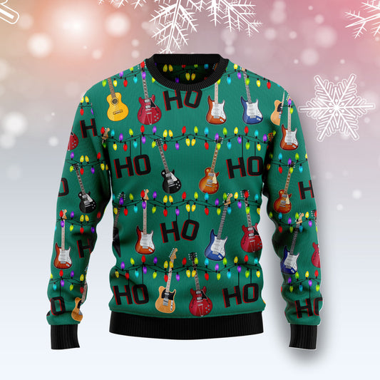 Electric Guitar Hohoho TY1011 Ugly Christmas Sweater
