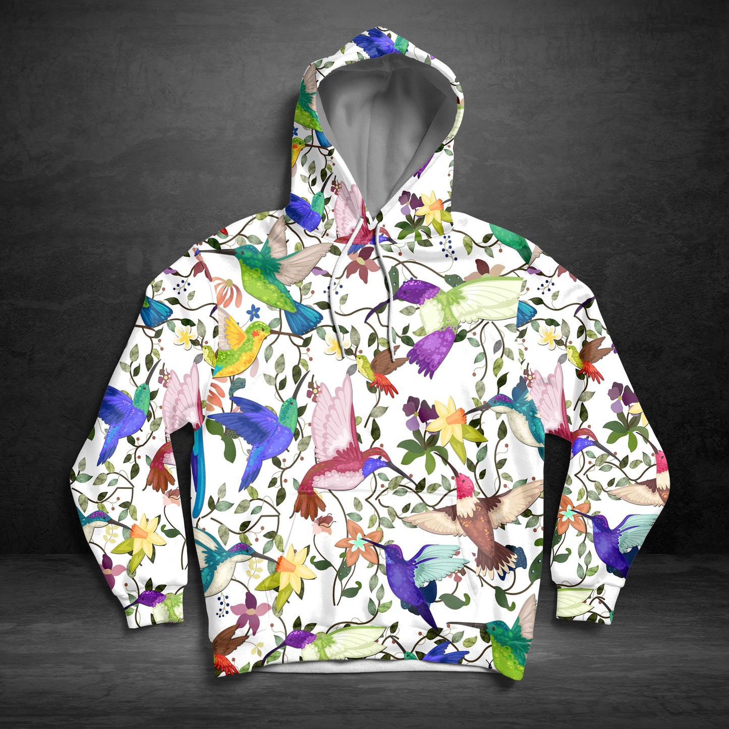 Hummingbird Flower TY1012 unisex womens & mens, couples matching, friends, funny family sublimation 3D hoodie christmas holiday gifts (plus size available)
