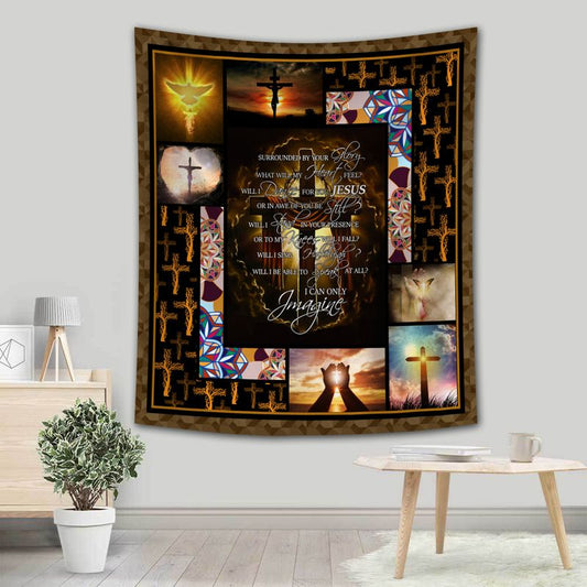 Jesus Always In My Heart - Wall Tapestry