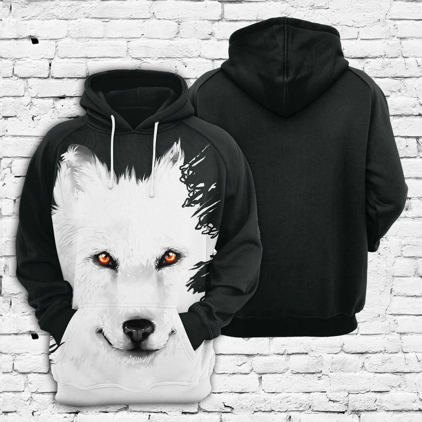 Ghost Wolf H214 - All Over Print Unisex Hoodie