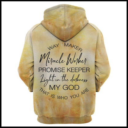 God Way Maker T224 - All Over Print Unisex Hoodie