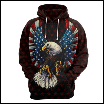 Eagle USA Pride T224 - All Over Print Unisex Hoodie