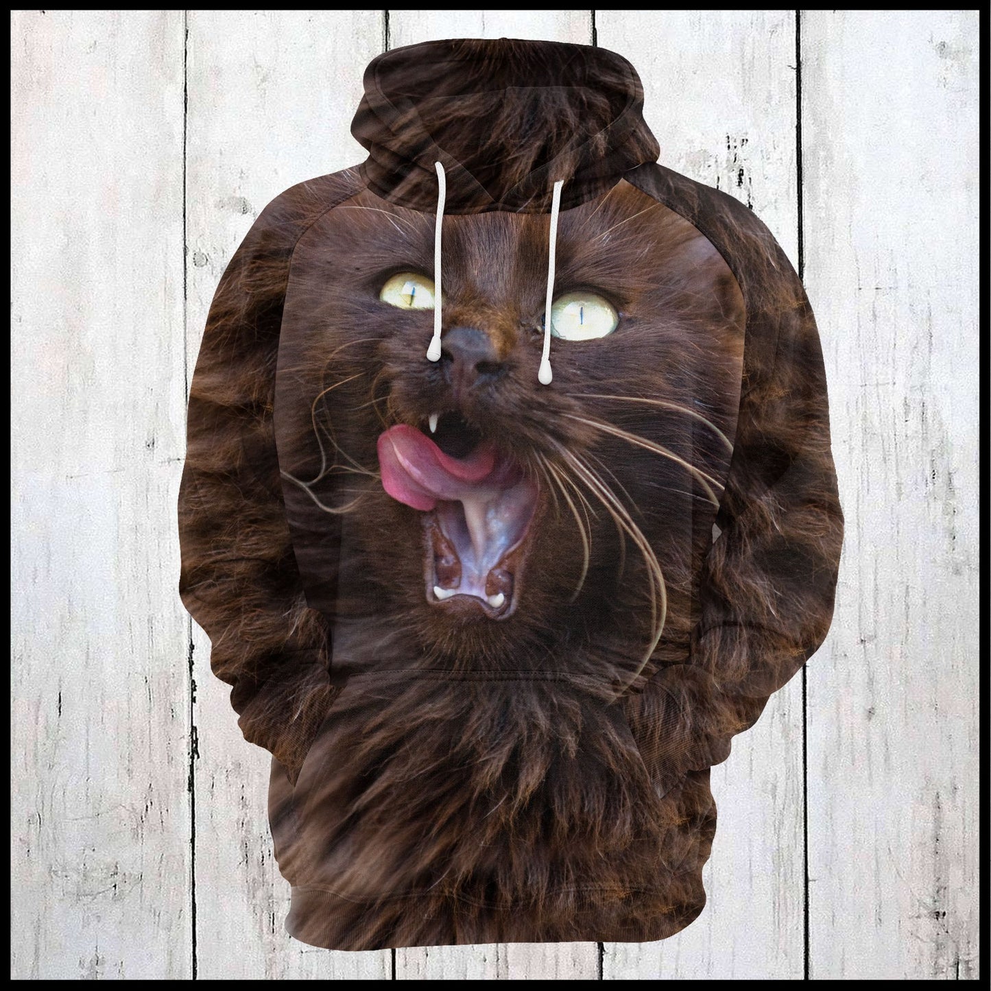 Funny Chantilly Cat U224 - All Over Print Unisex Hoodie