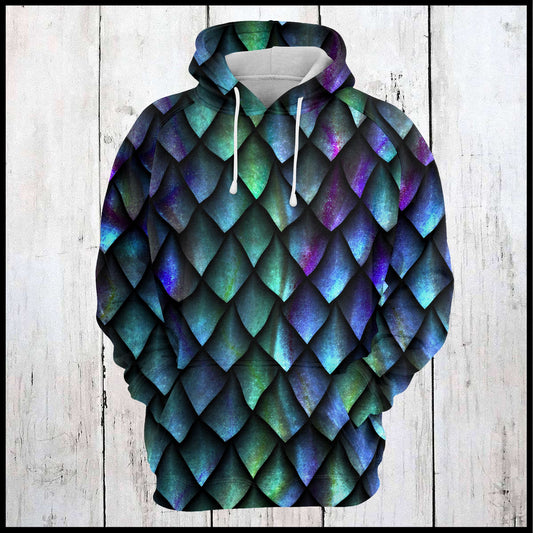 Dragon Scales U224 - All Over Print Unisex Hoodie