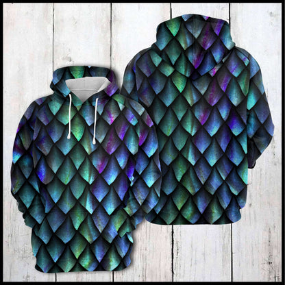 Dragon Scales U224 - All Over Print Unisex Hoodie