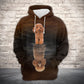 Cute Poodle Reflection Dog H22431 - All Over Print Unisex Hoodie