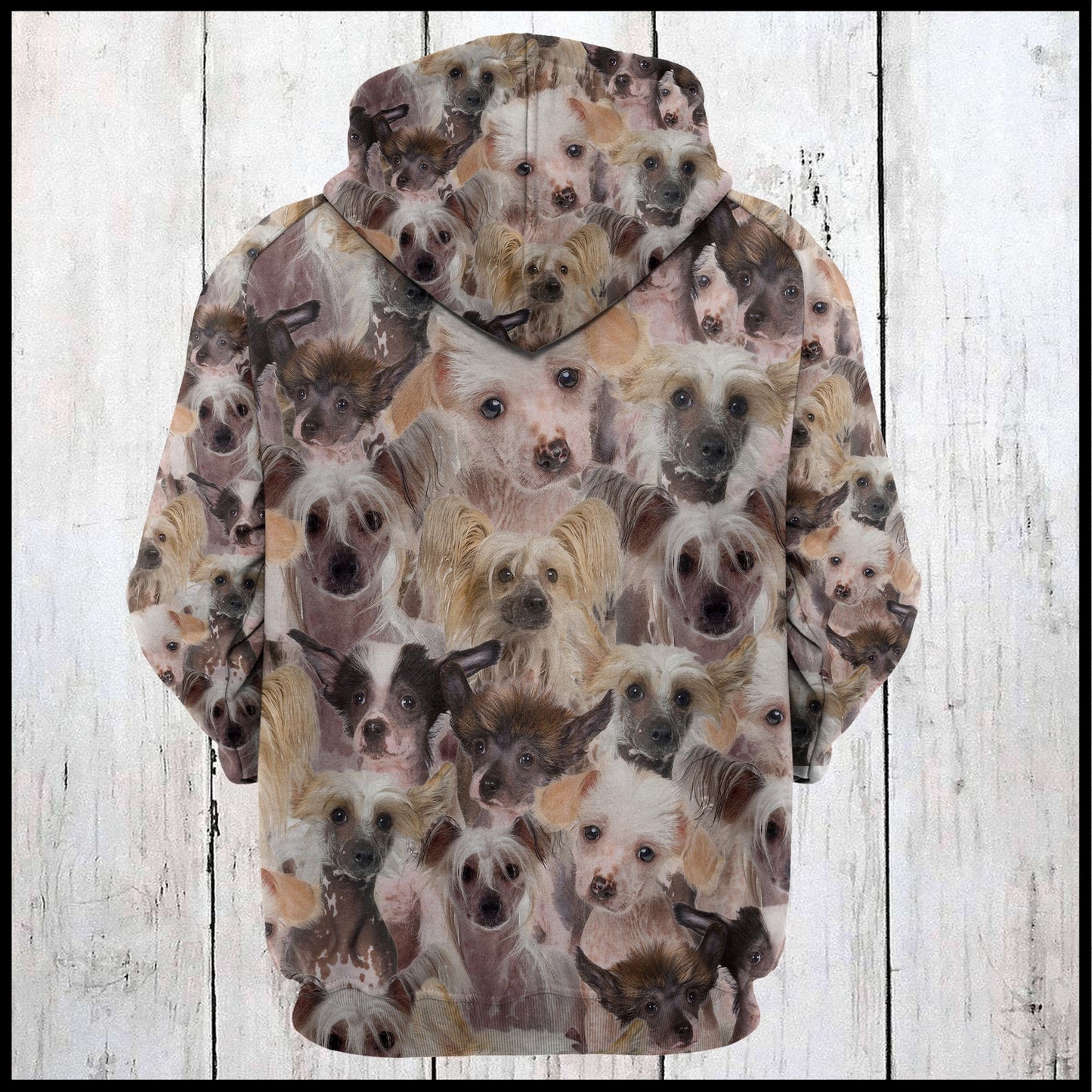 Chinese Crested Awesome D254 - All Over Print Unisex Hoodie