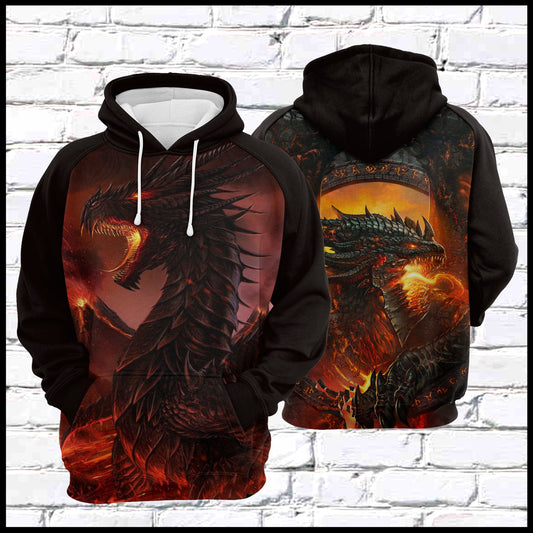 Fire Dragon G525 - All Over Print Unisex Hoodie