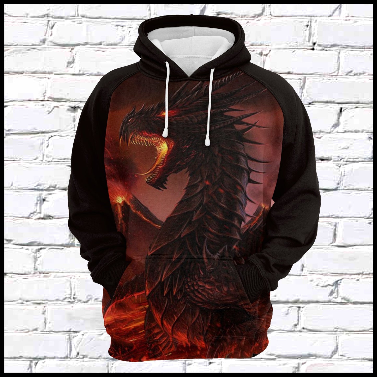 Fire Dragon G525 - All Over Print Unisex Hoodie