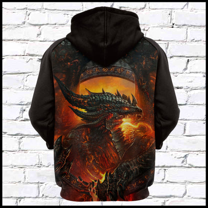 Fire Dragon G525 - All Over Print Unisex Hoodie