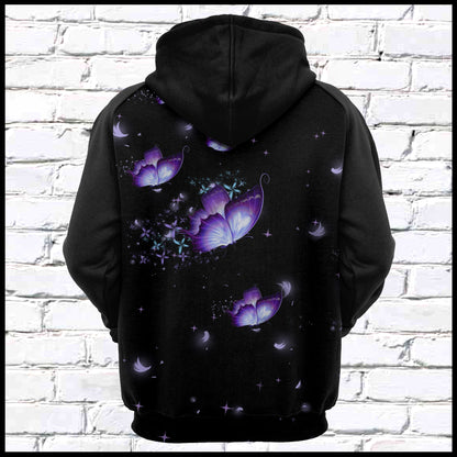 Cat Butterfly T274 - All Over Print Unisex Hoodie