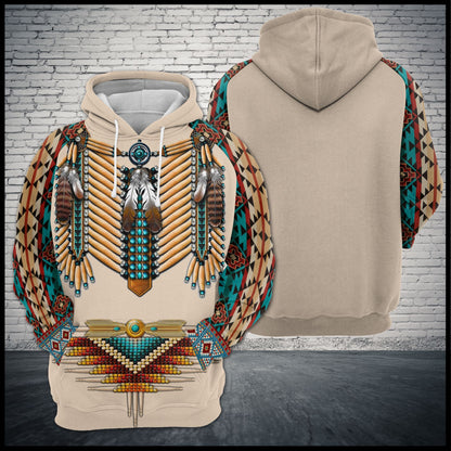 Native American Warrior G527 - All Over Print Unisex Hoodie