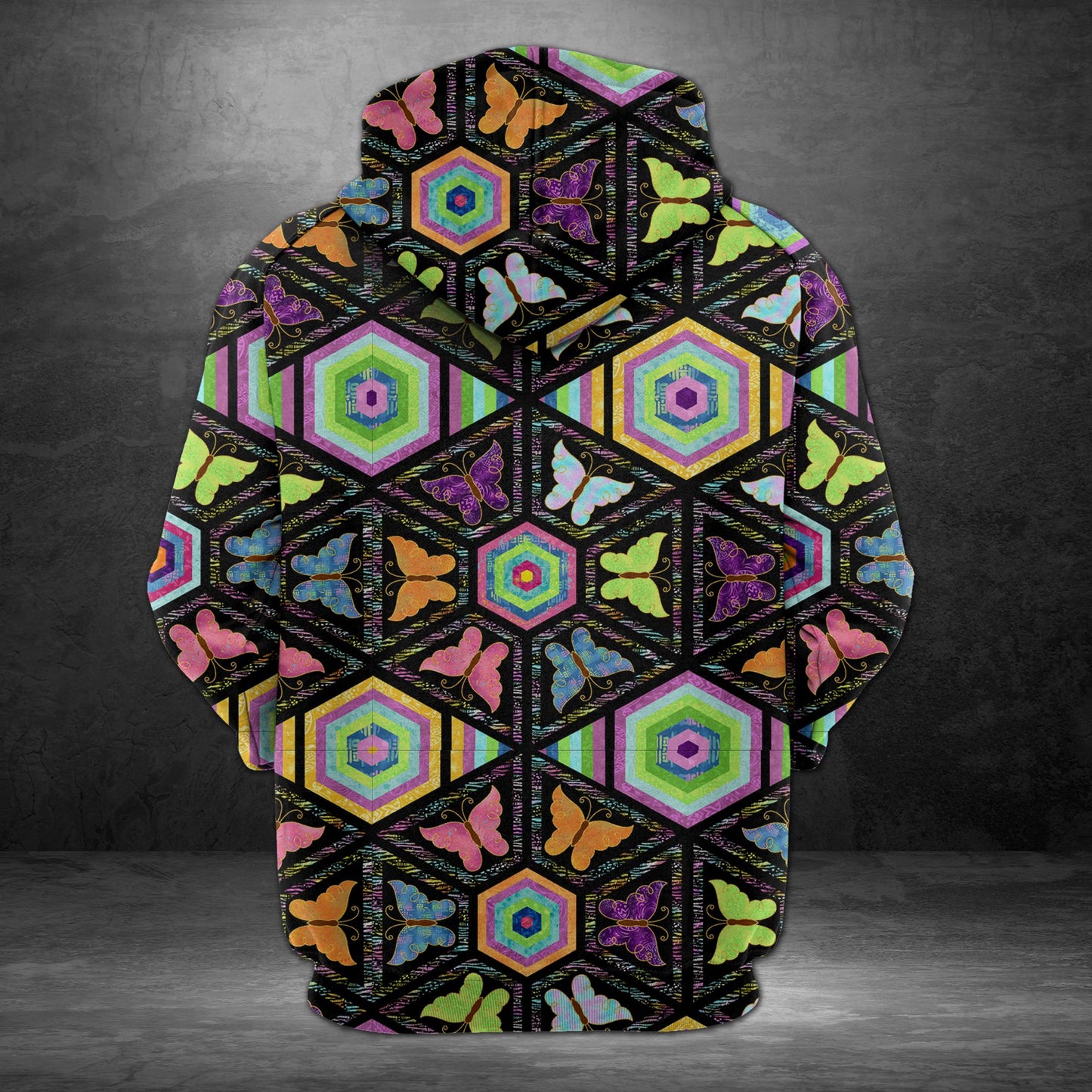 Colorful Butterfly H27401 - All Over Print Unisex Hoodie