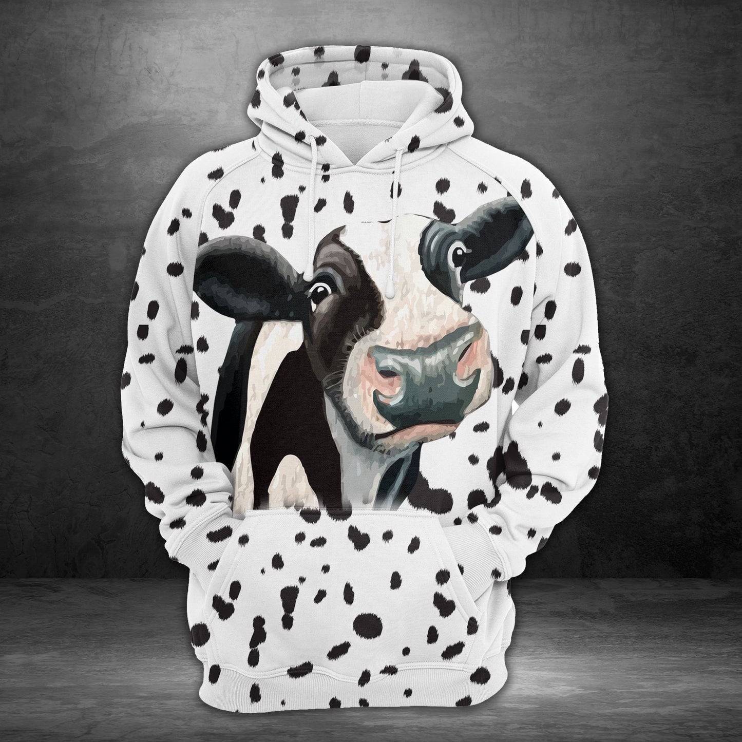 Funny cow H27405 - All Over Print Unisex Hoodie