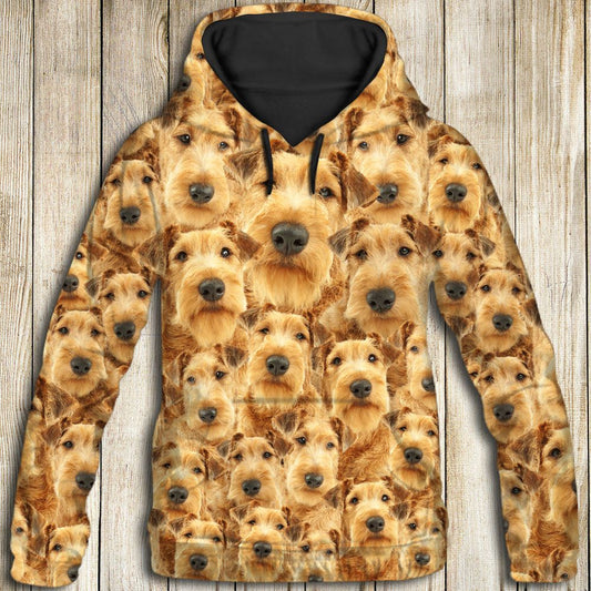 Irish Terrier Awesome D284 - All Over Print Unisex Hoodie
