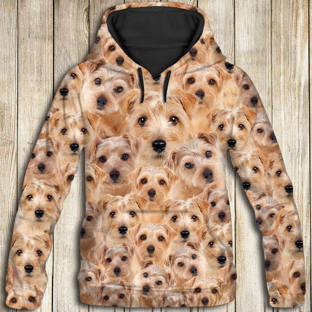Norfolk Terrier Awesome D284 - All Over Print Unisex Hoodie